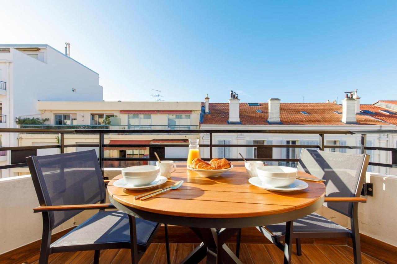 Citybeach Soha- Rue D'Antibes - 2 Bdr 2 Bthr 1 Toil - Clim Terrace Parking Elevator Кан Екстериор снимка